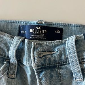 NWT Hollister 3” high rise jean shorts